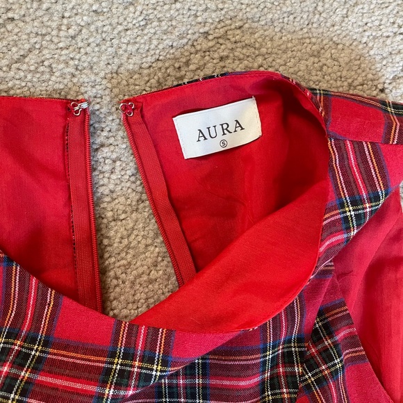 Plaid holiday dress - Picture 2 of 3